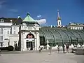 Das Schmetterlinghaus im linken Flügel des Palmenhauses