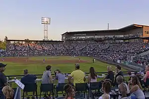 Blick ins Cheney Stadium