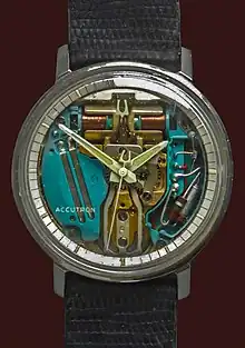 Stimmgabelwerk, Bulova Accutron, Modell Spaceview 1971