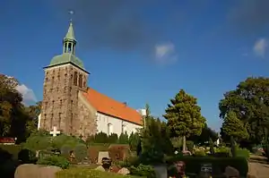 St. Johannis, die Adelbyer Kirche im Stadtteil Tarup