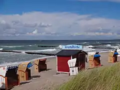 Strandkörbe am Weststrand