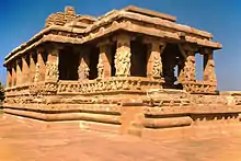 Durga-Tempel in Aihole, Karnataka, Indien (7. Jahrhundert)