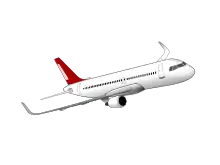 Clipart eines Airbus A320