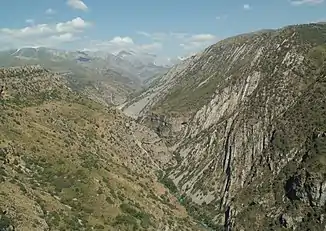 Naturreservat Aksu-Jabagly, Aqsu-Schlucht