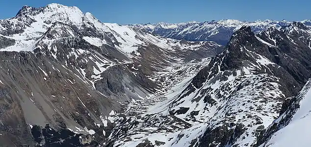 Blick zum Albulapass.