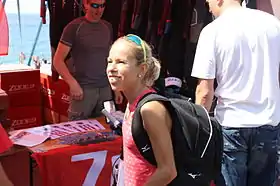 Alexandra Louison beim Ironman France, 2015