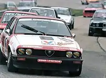 Michael Kopf im Alfa GTV 6 Hockenheimring 1984