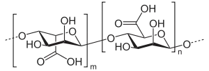 Strukturformel Alginsäure