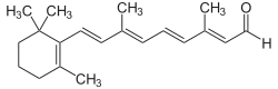 Strukturformel von 11-cis-Retinal