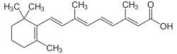 Strukturformel von Tretinoin