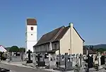 Johanneskirche und Friedhof in Alle