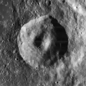 Alpetragius, von Lunar Orbiter 4 aufgenommen