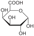 α-D-Galacturonsäure in Haworth-Schreibweise