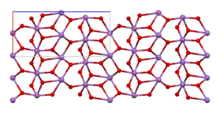 Kristallstruktur des α-Polymorphs von Antimon(III,V)-oxid