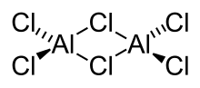 Aluminiumchlorid, Dimer in der Gasphase oder Schmelze