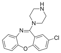 Strukturformel von Amoxapin