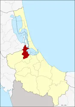 Karte von Songkhla, Thailand, mit Khuan Niang