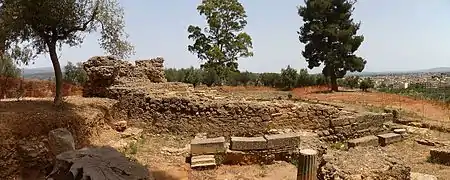 Säulenhalle (Stoa) in Sparta