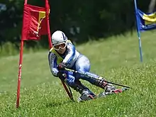 Anna-Lena Portmann im Riesenslalom von Rettenbach im Juni 2010