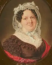 Seine Frau Anna Henriette Goßler (1771–1836), älteste Tochter von Johann Hinrich Gossler und Elisabeth Berenberg