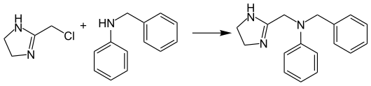 Synthese von Antazolin