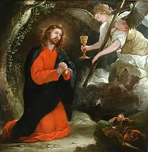 Christus im Olivenhain, 1665, 167 × 163 cm, Bowes Museum, Barnard Castle