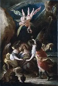 Tod der Magdalena, um 1660, 50 × 43 cm, Privatsammlung.