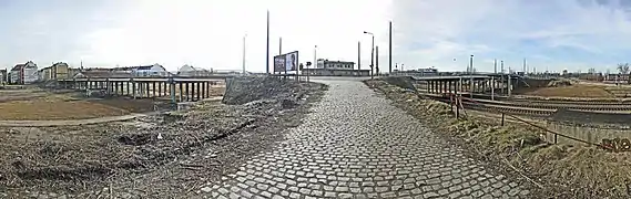 Antonienbrücken, 2014, 180°-Panorama nach Süden