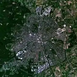 Satellitenfoto Stadt Apeldoorn