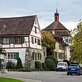 Wohnhaus/Restaurant «Stadtgarten» und Rathaus