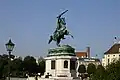 Erzherzog-Karl-Reiterdenkmal, Heldenplatz Wien, geschaffen von Anton Dominik Fernkorn