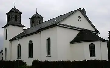 Pfarrkirche St. Lambertus, Apsisseite