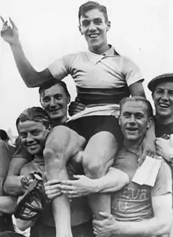 1936 in Zürich wurde Arie van Vlieterstmals Weltmeister im Sprint der Amateure