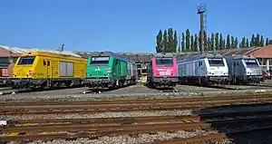 BB 75077 infra, BB 75462 Fret, BB 75015 OSR, BB 75022 ETF, BB 75031 AKIEM in Longueau