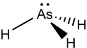 Struktur von Arsenwasserstoff