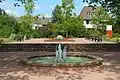 Brunnen auf der Terrasse