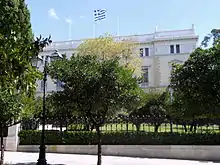 Kronprinzenpalais (heute Präsidialpalais) in Athen