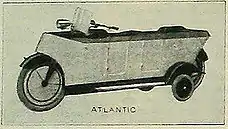 Atlantic Einspurwagen, 1921