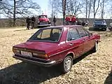 Audi 80 GLS 1977, Heckansicht Viertürer