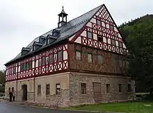 Hammerherrenhaus im sächsischen Aue (Stadtteil Auerhammer) (Erzgebirge)