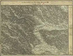 Aufnahmeblatt 1:25.000 der Landesaufnahme um 1878