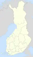 Lage von Aura in Finnland