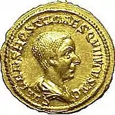 Aureus des Hostilian