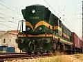 319 068 des Red Nacional de los Ferrocarriles Españoles (RENFE) in Benicàssim (1986)