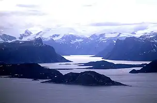 Berge im Auyuittuq-Nationalpark auf Baffin Island