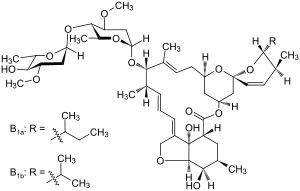 Struktur von Abamectin