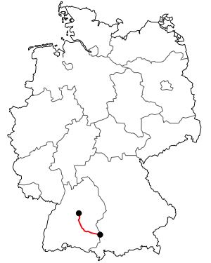 Verlauf der B 312