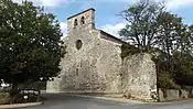 Westfassade mit Rest der Stadtmauer