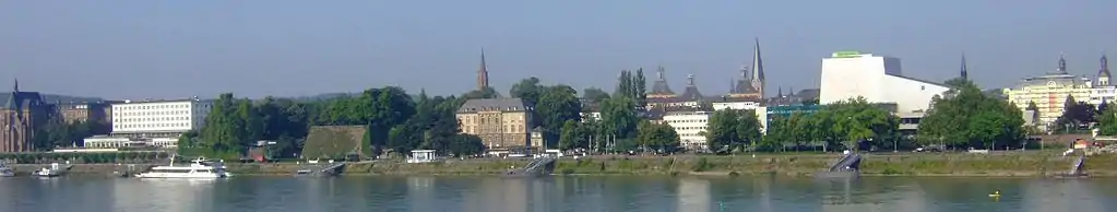 Blick auf das historische Zentrum von Bonn