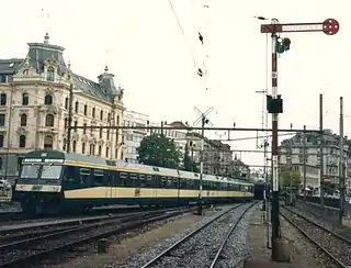 Semaphor und Rangiersignal in St. Gallen, 1988